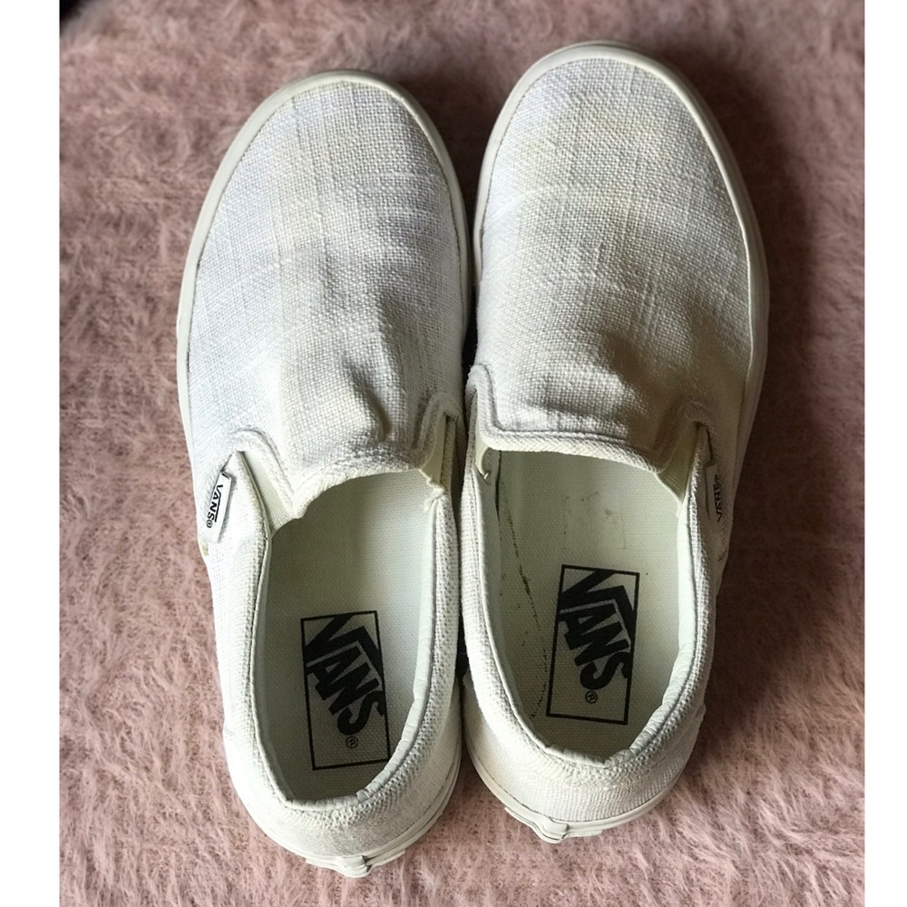 SOLD Vans Canvas Slip-ons